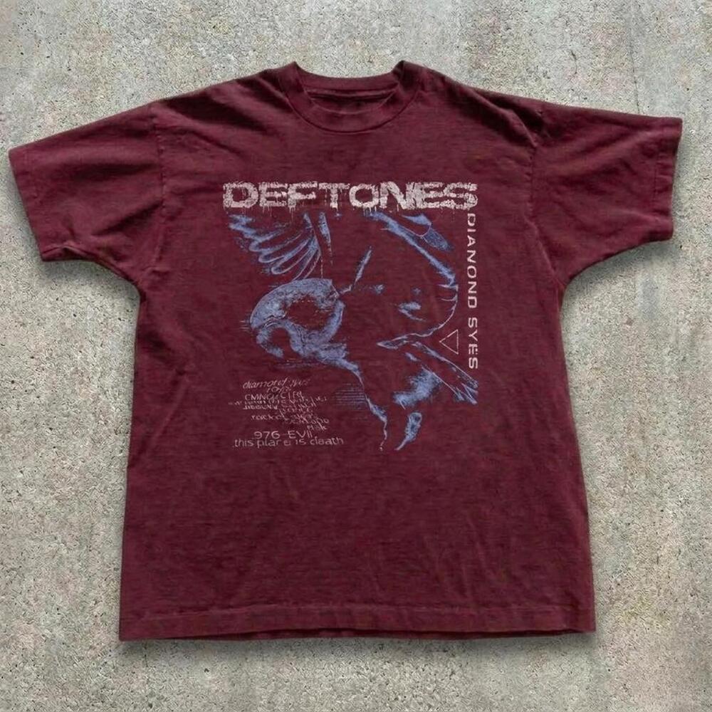 Deftones Diamond Eyes Burgundy T-Shirt